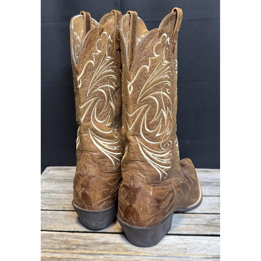 Ariat Womens Brown Leather Western Mid Calf Pointed Toe Boots 10005920 Size 9 - Picture 7 of 13